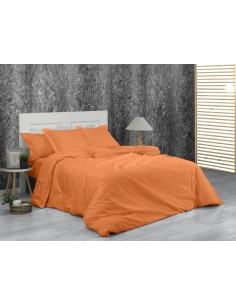 Funda nórdica color mango....