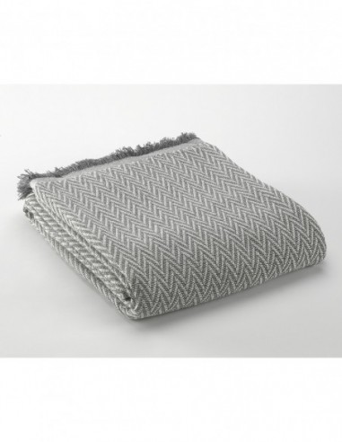 Colcha multiusos India gris