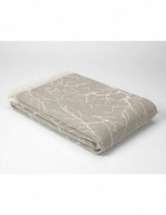 Colcha multiusos Carrara visón 2