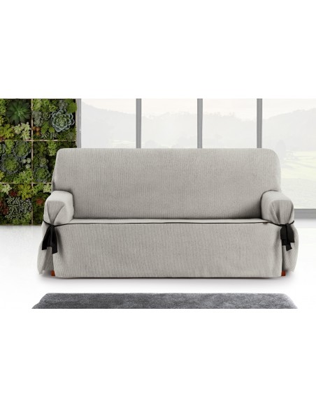 Funda universal de lazos 3 plazas - gris claro