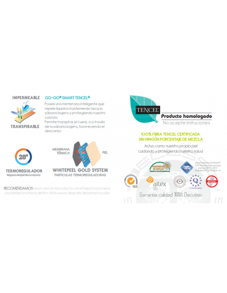 Bajera Protector Inteligente Smart Tencel