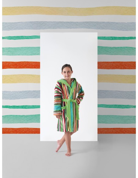 Albornoz juvenil jacquard 100% algodón JÓNICO