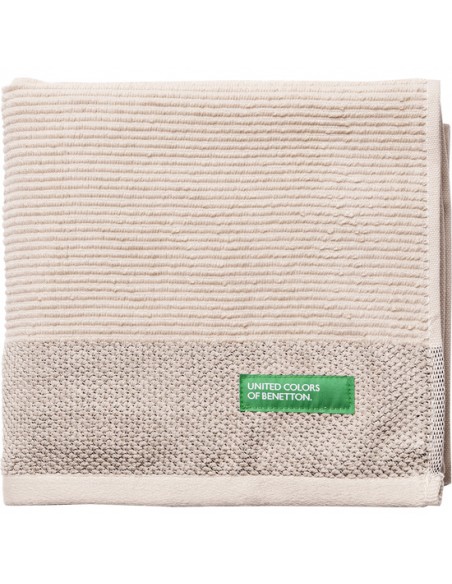 PACK DE 2 SET DE 3 TOALLAS DE BAÑO CADA UNO EN COLOR BEIGE Y GRIS