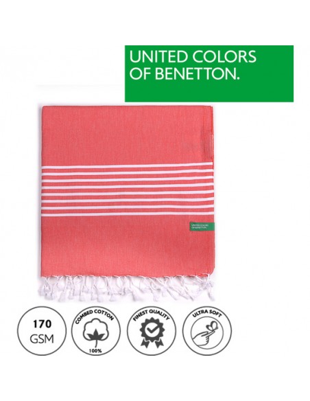 HAMMAN 170GSM 100%ALGODON ROJO CASA BENETTON