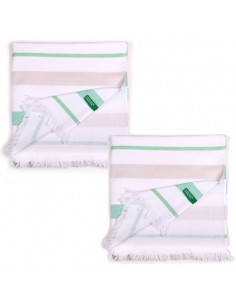SET 2 TOALLAS BENETTON...