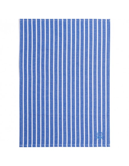SET 3PC SERVILLETA Y PAÑO COCINA 100% ALGODÓN - AZUL