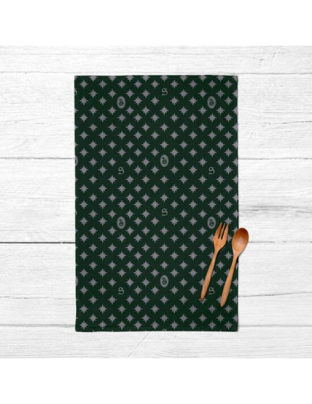 PACK 2 UNIDADES PAÑO DE COCINA SLYTHERIN