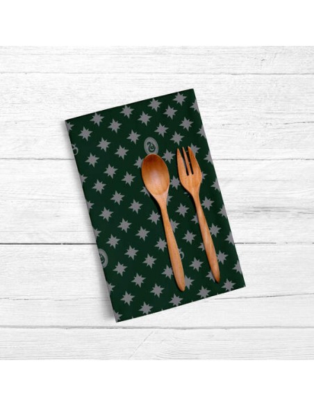 PACK 2 UNIDADES PAÑO DE COCINA SLYTHERIN