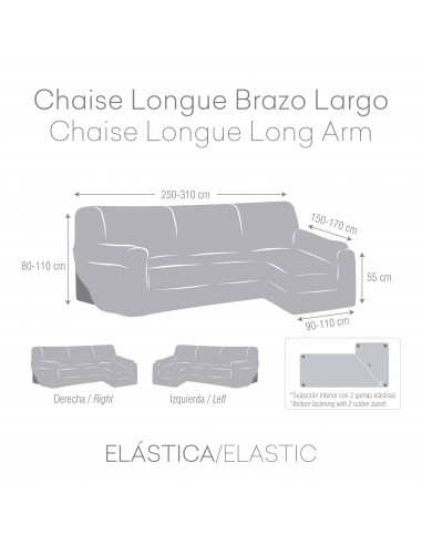 Funda Chaise Longue Brazo Largo...