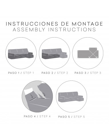 Funda Chaise Longue Brazo Corto...