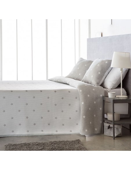 COLCHA JACQUARD ESTELA  15 - BEIGE