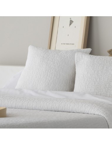 COLCHA JACQUARD -ZOE 01 - BLANCO