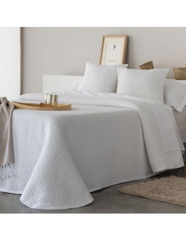 COLCHA JACQUARD -ZOE 01 - BLANCO
