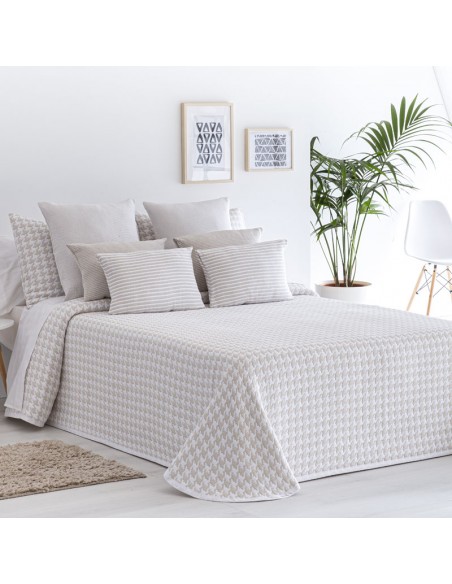 COLCHA -CHARLOTTE 15 - BEIGE