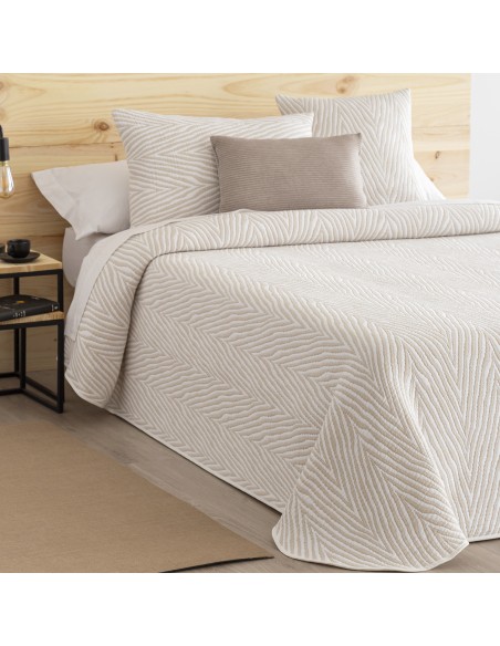 COLCHA -ZEBRA 15 - BEIGE