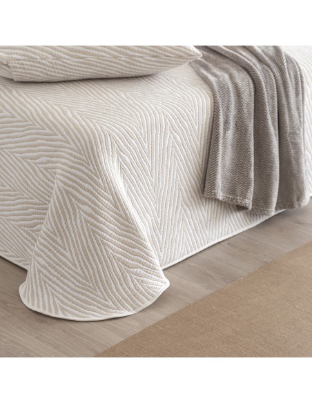 COLCHA -ZEBRA 15 - BEIGE