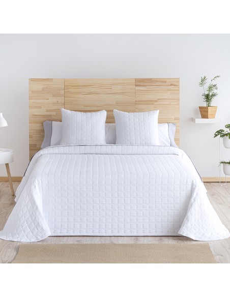 COLCHA JACQUARD -LUCAS 01 - BLANCO
