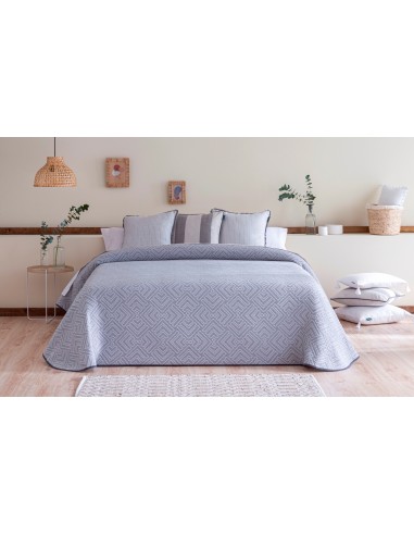 COLCHA JACQUARD VICAR GRIS