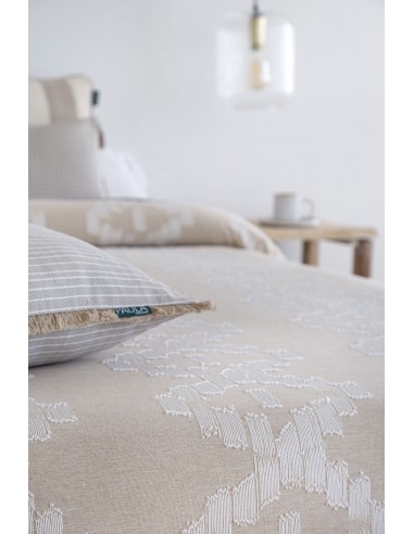 COLCHA JACQUARD VEJER BEIG