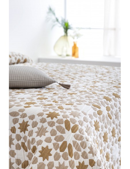 COLCHA JACQUARD SETENIL BEIG