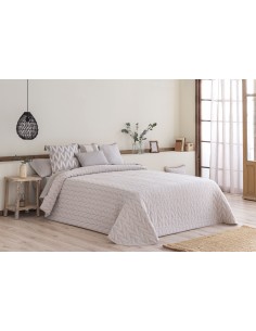COLCHA JACQUARD ESPIGA BEIG