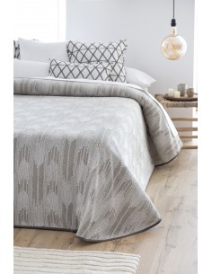 COLCHA JACQUARD CONIL GRIS 2
