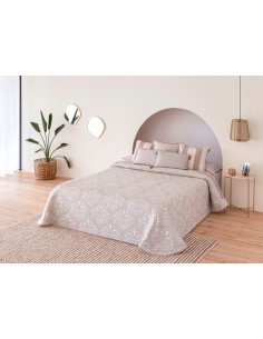 COLCHA JACQUARD AROCHE BEIG