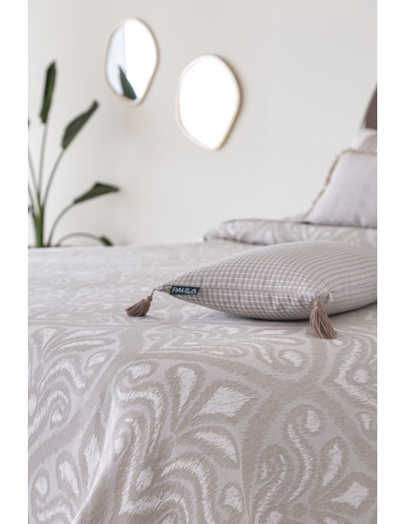 COLCHA JACQUARD AROCHE BEIG