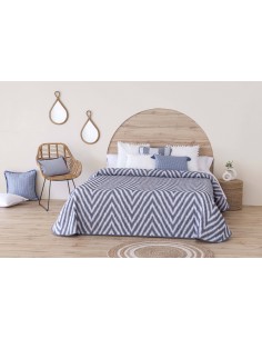 COLCHA JACQUARD ADRA AZUL 2